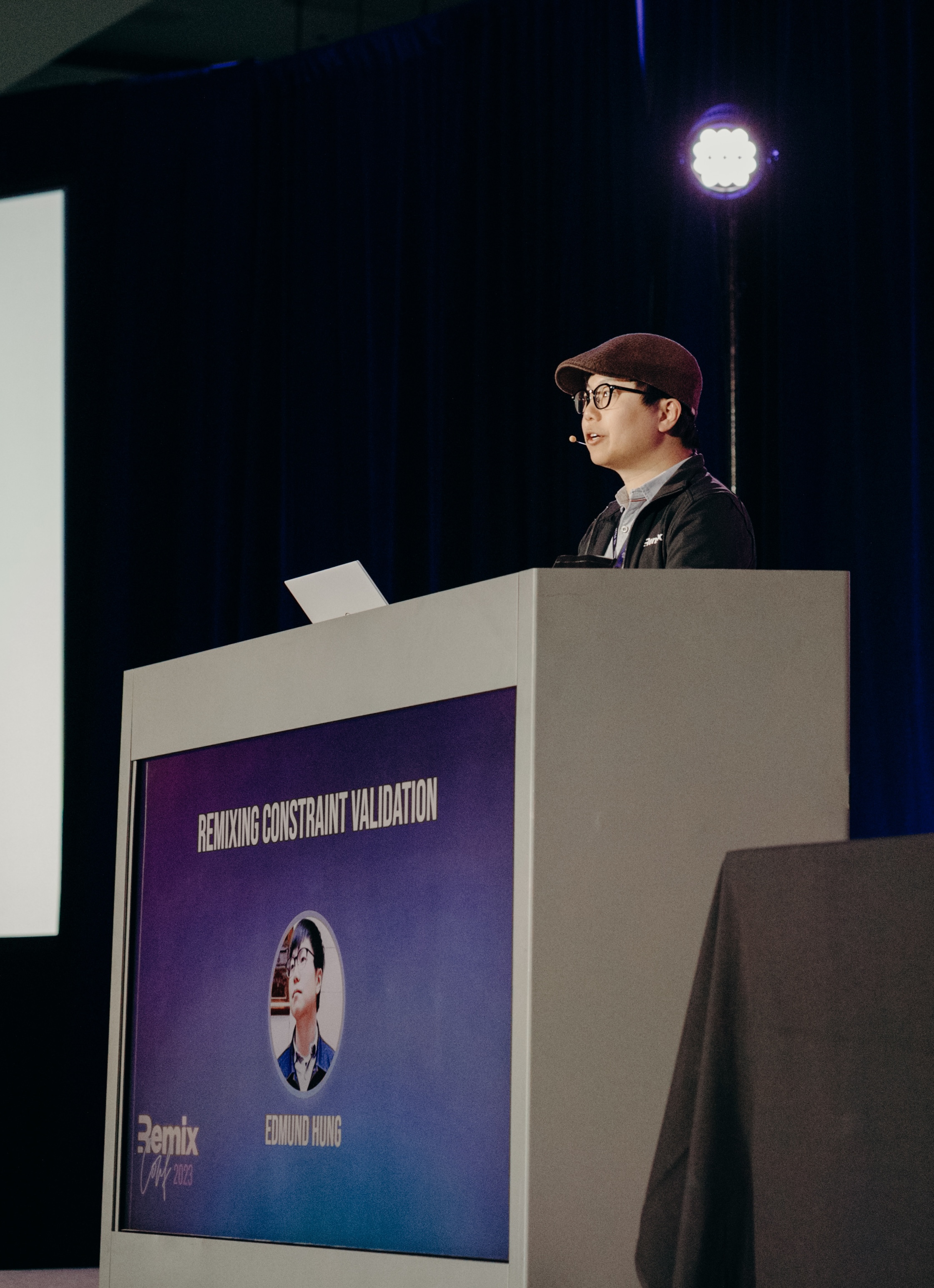 Me speaking at Remix Conf 2023